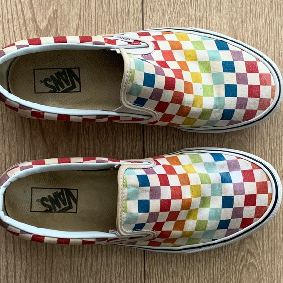 Vans Rainbow Checkerboard Slip-on - Picture 2 of 13